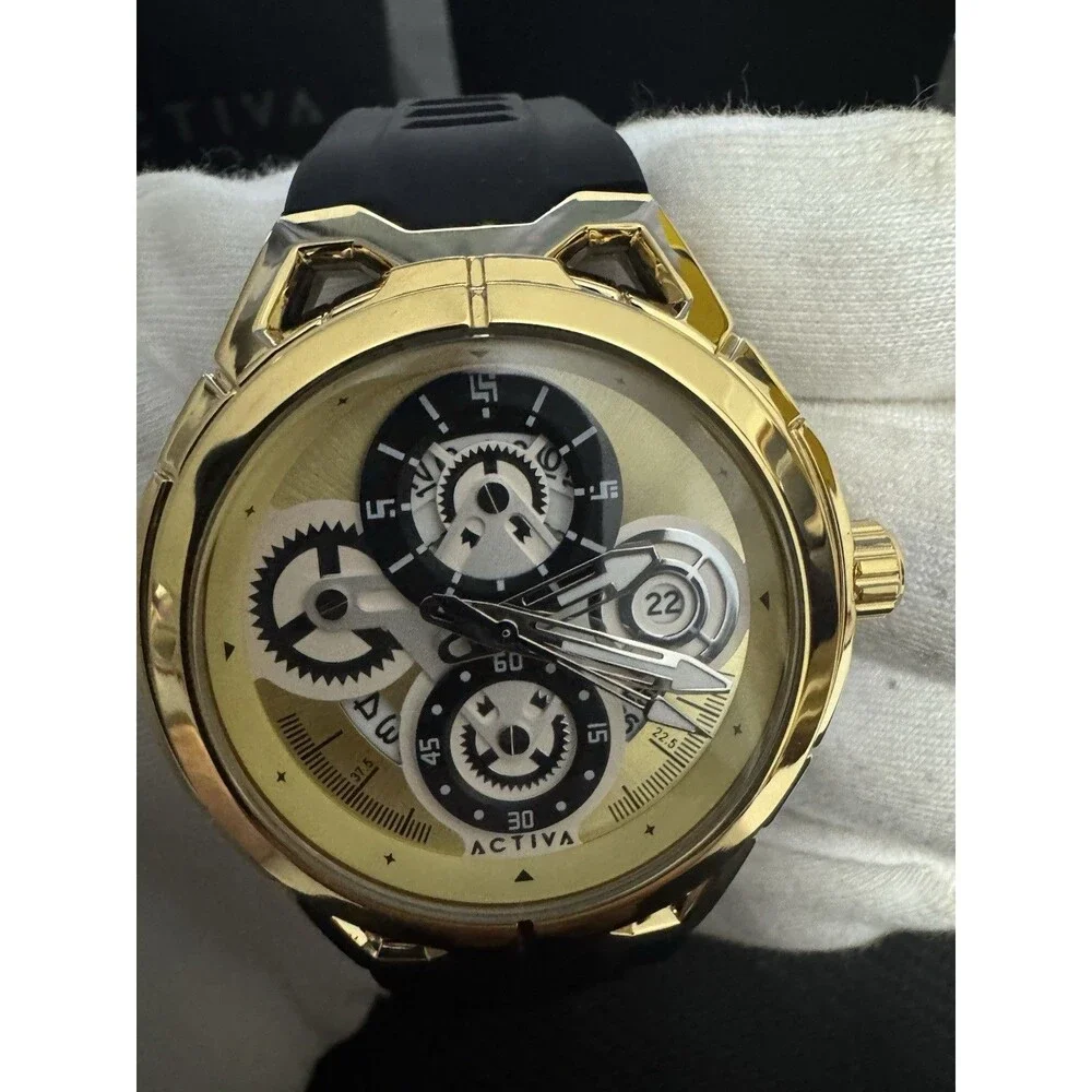 Activa Drift X Invicta Men's Watch - 44mm. Black/Gold (ACW9349-009)